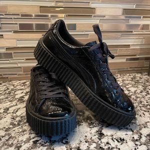 Puma Fenty by Rihanna Creepers Black Patent Size 9